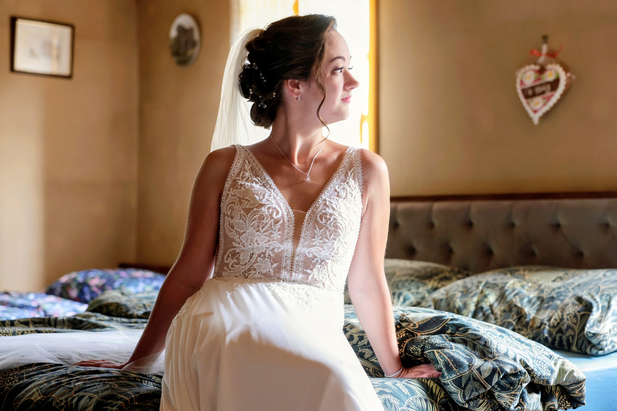 Nevěsta v apartmánu